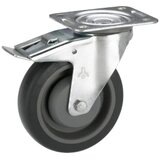 DÖRNER&HELMER Kotač skretni s kočnicom 80X32mm,105X85mm tamno sivi Cijene