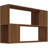 Maison Chic Knjižna omara - Knjižni regal rjavi hrast 100x24x63 cm konstruiran les, (21725803) | Shoptok.si