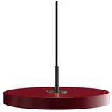 UMAGE Crvena LED viseća svjetiljka s metalnim sjenilom ø 31 cm Asteria Mini –