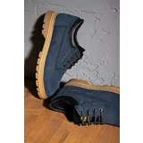 Ducavelli Durable Genuine Leather Nubuck Laced Men's Boots