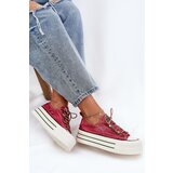 GOE Women's Platform Sneakers Red | Shoptok.si