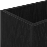  Stalak za kišobran s pohranom Crni hrast 40 x 20 x 55,5 cm | shoptok.hr
