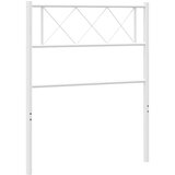  Metalno uzglavlje bijelo 100 cm | shoptok.hr