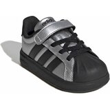 Adidas patike za djevojčice Streettalk El I, KJ9595, crne i srebrne Cijene