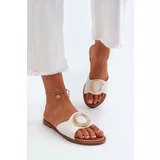 Kesi Women's slippers with decoration White Cilima