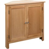  Kotna omarica 80x33,5x78 cm trdna hrastovina | Shoptok.si