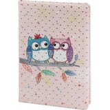  Notes A5 Owls od umjetne kože sa glitterima CREATIVE | shoptok.hr