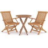  3-dijelni vrtni blagovaonski set od masivne tikovine | shoptok.hr