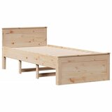  Okvir kreveta bez madraca s uzglavljem 90 x 200 cm od borovine | Eponuda.ba