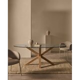 Kave Home Blagovaonski stol sa staklenom pločom stola 100x200 cm Argo – | shoptok.hr