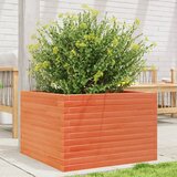  Vrtna sadilica voštano smeđa 70x70x45,5 cm masivna borovina | shoptok.hr