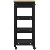  Kuhinjski kolica MONZA Crna 48 x 40 x 88,5 cm | shoptok.hr