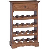  Stalak za vino 55 x 23 x 85 cm Čvrsto mahagonijsko drvo | shoptok.hr