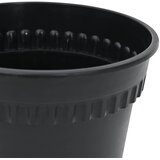  Saksije za biljke 6 pcs Crna Ø 15 x 12 cm Plastika | shoptok.hr