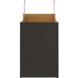  Papirnate vrećice 250 kom s ručkama crne 32x17x25 cm | shoptok.hr