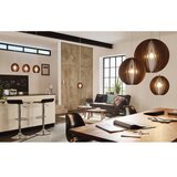 Eglo cossano 1 e27 ø300 nikl-mat/ tamno smeđa | Eponuda.com