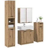  Set namještaja za kupaonicu s ladicama 4 pcs Umjetnički hrast | shoptok.hr