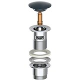 SCHÜTTE Pokrov za odtok 1¼"x65 mm črn | Shoptok.si