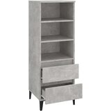  Visoka komoda boja betona 40 x 36 x 110 cm konstruirano drvo | shoptok.hr