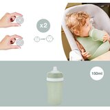 Babymoov Ergonomska silikonska bočica 150ml - Green | shoptok.hr