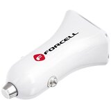forcell auto punjač USB 3.0 + USB C Quick Charging + Power Delivery PD20W 4A CC-QCPD01 bijeli | shoptok.hr