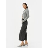 Koton Short Extra Wide Leg Denim Trousers Standard Waist Pocket Cotton - Bianca Crop Jean Cene