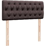  Krevet box spring s madracem tamnosmeđi 120 x 190 cm od tkanine | shoptok.hr