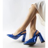 Gemre Navy blue slingback pumps Wechsler | Shoptok.si