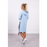 Kesi Dress with hood and print blue | shoptok.hr