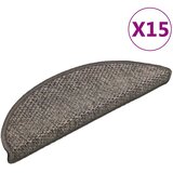 Samoljepljivi otirači za stepenice 15 kom 56x17x3 cm sivi/bež | shoptok.hr