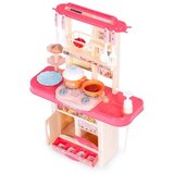 ECO TOYS Dečija kuhinja sa zvukom, LED svetlom, sudoperom i 10 dodataka roze ECOTOYS | ePonuda.com