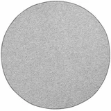 BT Carpet Okrogla preproga Wolly v sivi barvi, ⌀ 200 cm