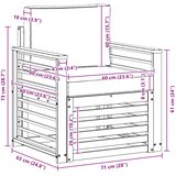  Set vanjskih sofa Čvrsto drvo akacije i poliester | shoptok.hr