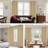 JOYDECO 2x 137×117cm Zatemnitvene termo zavese z rinkami | Shoptok.si