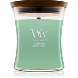 WoodWick Ethereal Haze dišeča sveča z lesenim stenjem 275 g