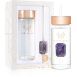 Crystallove Straw Water Bottle Posoda za vodo s slamico Hologram - Amethyst 400 ml | Shoptok.si