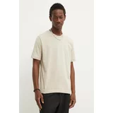 Marc O'Polo Bombažna kratka majica moška, bež barva, 424201251054