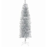  Umjetno vitko božićno drvce 180 cm 300 LED lampica Topla bijela - 180 cm s LED svjetlima | shoptok.hr
