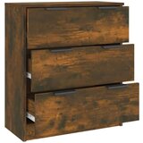  Komoda boja dimljenog hrasta 60x30x70 cm od konstruiranog drva | shoptok.hr