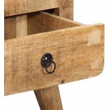  Noćni ormarić 2 kom 40x32x46 cm puno drvo grubo mango | Eponuda.com