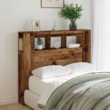  LED uzglavlje boja drva 120x18,5x103,5 cm konstruirano drvo | shoptok.hr