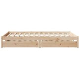 vidaXL Okvir kreveta bez madraca 120 x 190 cm od masivne borovine | shoptok.hr