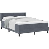  s opruga kutije Tamno siva 200 x 160 cm Baršun | shoptok.hr