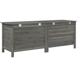  Vrtna kutija za pohranu antracit 150 x 50 x 56,5 cm od jelovine | shoptok.hr