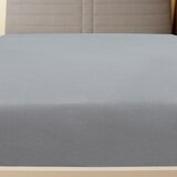  Plahte s gumicom od žerseja 2 kom sive 140x200 cm pamučne | shoptok.hr
