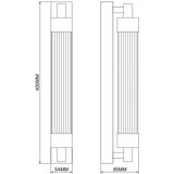 Zuma line 003064-034732 - led zidna lampa kalia LED/8W/230V crna | Eponuda.com