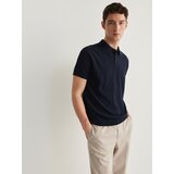 Reserved - Prugasti polo-džemper - mornarsko plava | shoptok.hr
