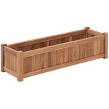  Povišena gredica 100 x 30 x 25 cm od masivne tikovine | shoptok.hr