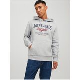 Jack & Jones Light Grey Mens Sweatshirt - Mens