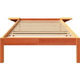  Konstrukcija postelje Voskast rjav 90 x 190 cm, (5000127536) | Shoptok.si